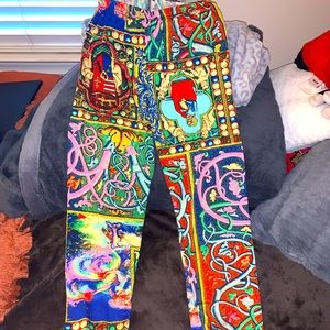 Funky patterned leggings